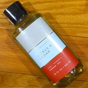 NWT Bath & Body Works Citrus & Cedar Shower Gel With Aloe & Vitamin E